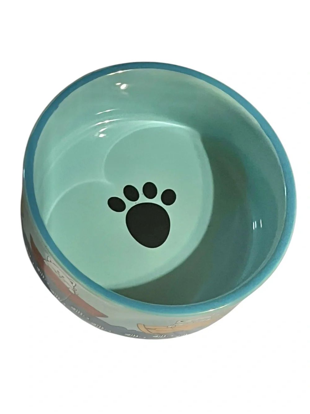 Whisker City aqua ceramic